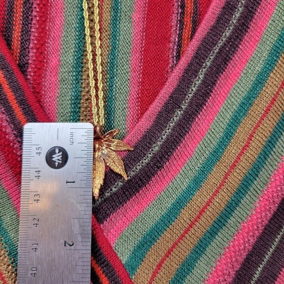 Bronze Dipped Japanese Maple Real Leaf Necklace Nature County Gold Tone Chain‎ - Picture 4 of 12